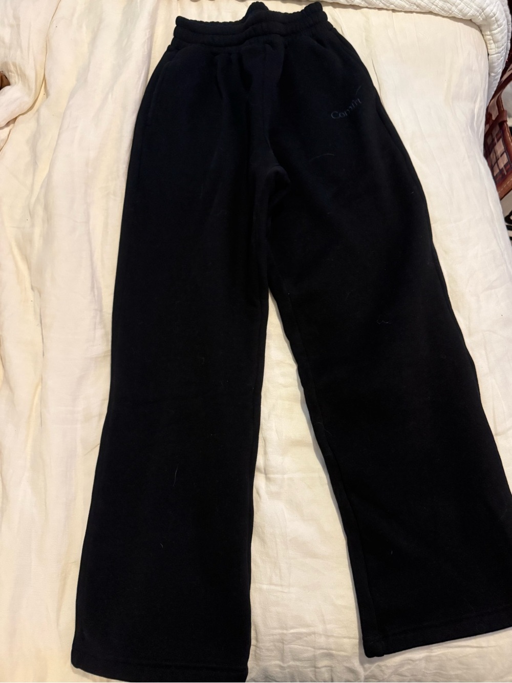 Comfrt Black Sweatpants - Comfortable Everyday Bottoms EUC 1356